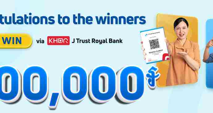 Congratulations to the top 30​ merchants of KHR 400,000 from Scan & Win with JTRB KHQR!